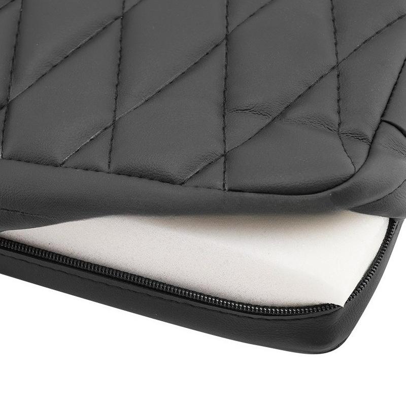 Motorcycle modification universal driver backpack black backrest pad suitable for Harley Cruiser Crown Prince Passenger backrest