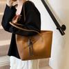 Ladies Oversized Tote Bag Pu Material With Double Shoulder Straps For Daily Casual