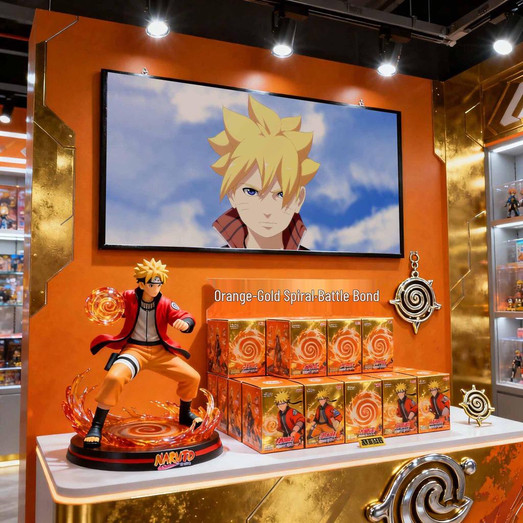 High-Definition Naruto & Boruto Self-Adhesive Wall Sticker - Easy Install for Dorms & Bedrooms