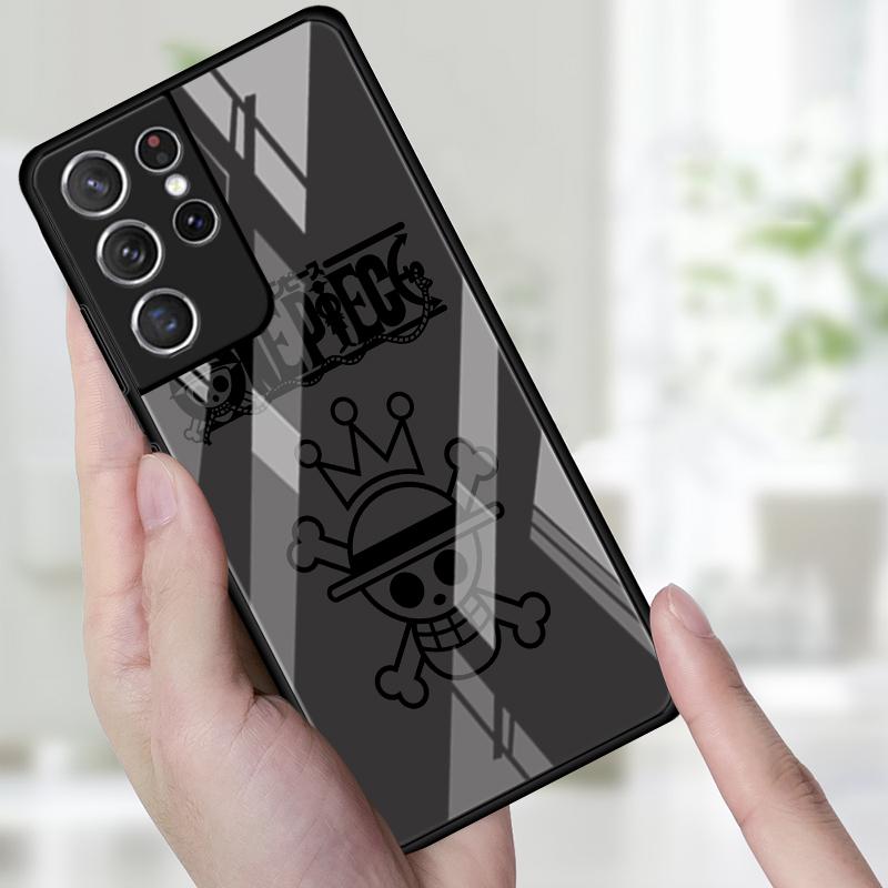Чехол с логотипом аниме OneS P-ieceS для Samsung Galaxy S25 Note 10 20 8 9 S9 S23 Plus S10 S20 FE S24 Ultra S22 S21 S8
