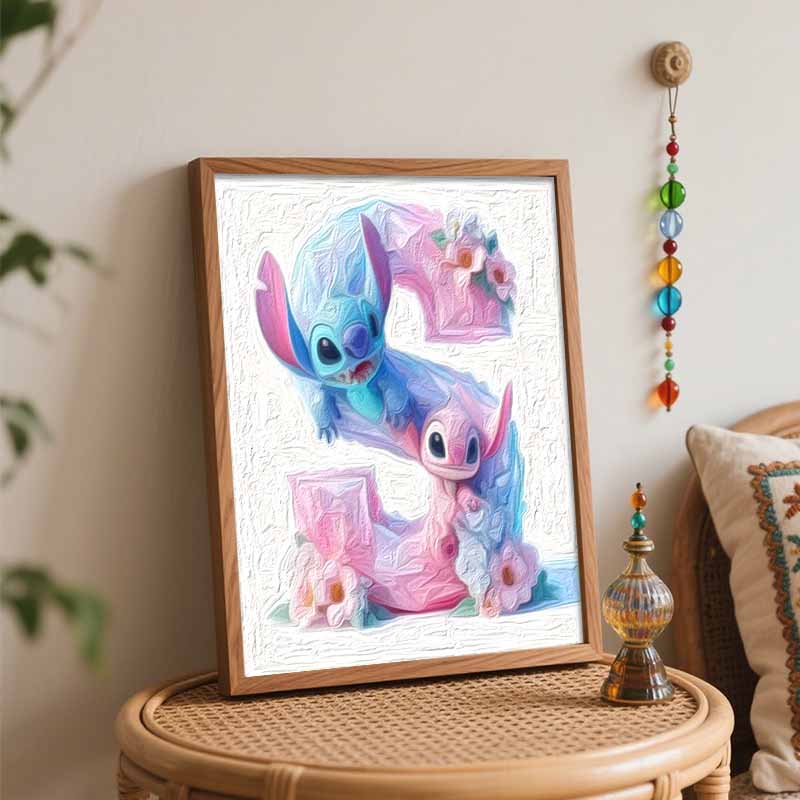 Disney Stitch Crystal Painting Kit Home Decor Craft Perfect Gift IdeaWhimsical127