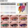 QIBEST Colored Eyeliner Pencil Easy To Apply Quick Dry Fine Tip Waterproof Non-smudge Sleeper Eyeliner Set
