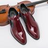 Модные лакированные туфли для сада, мужские свадебные туфли, сандалии, модные мужские удобные кожаные туфли, мужские туфли для выпускного вечера