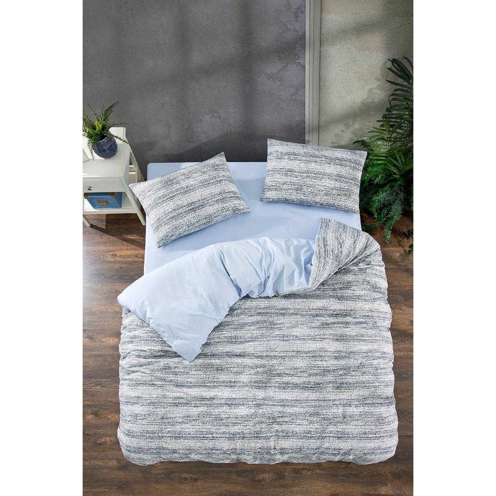 Tiles Single Patterned Duvet Cover Set, Elastic Sheet And 1 Pillowcase