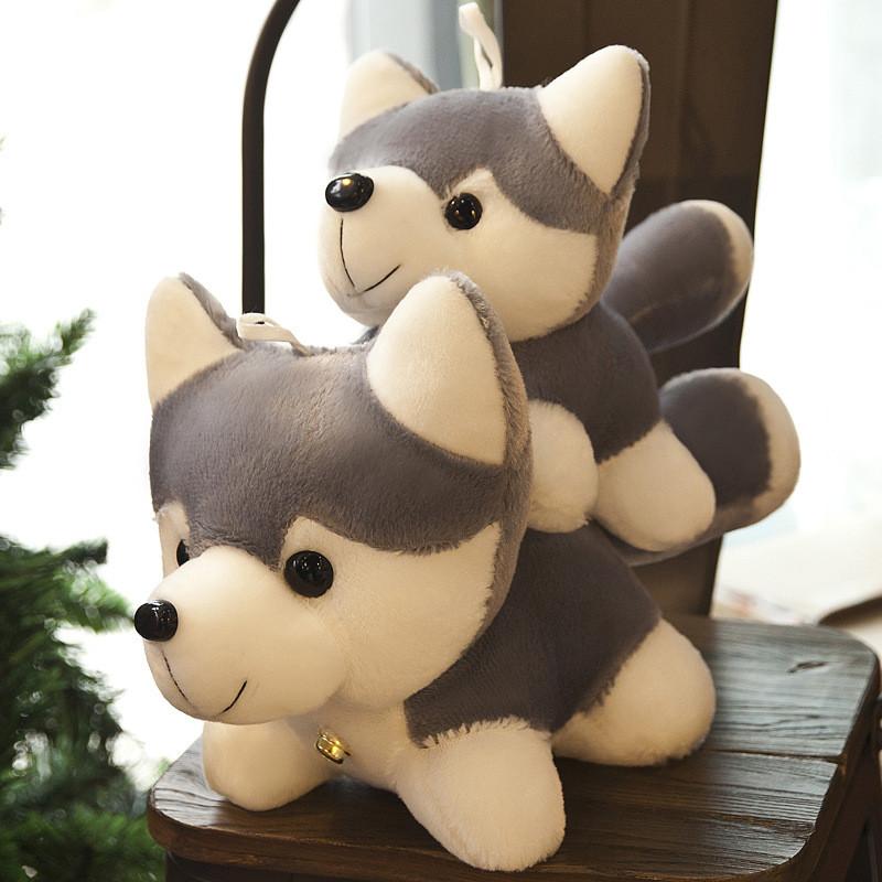 Husky Simulation Cartoon Plush Toy Animal Doll Dog Kid Soothing Gifts Sleep