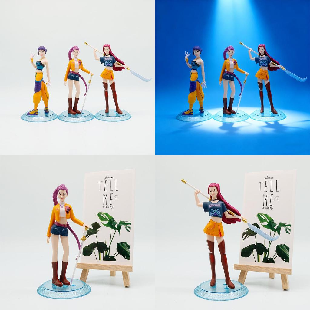 Kpop Demon Hunter Slayer Girl Group Pvc Figure Set For Anime Collectors And Fans