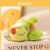 Tortoise Slippers Fruit Shaped Plush Keychain Toy Short Material Doll Gifts