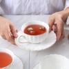 Элегантный набор кофейных чашек из костяного фарфора Ароматный чай Дизайн с тыквой Для чаепития Послеобеденные чашки Вечеринка Эспрессо Питье