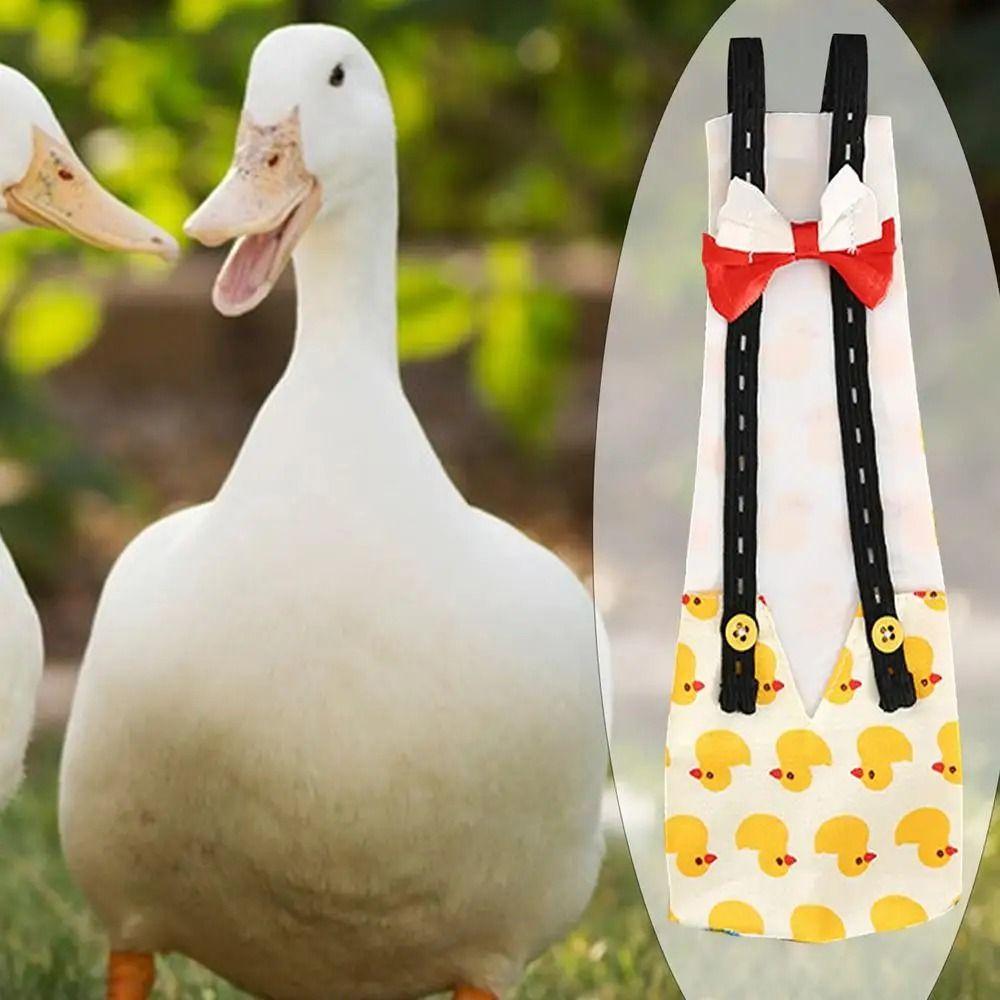 Cute Pet Duck Diaper Reusable Poultry Costume Washable Nappy Cloth Reduce Odor
