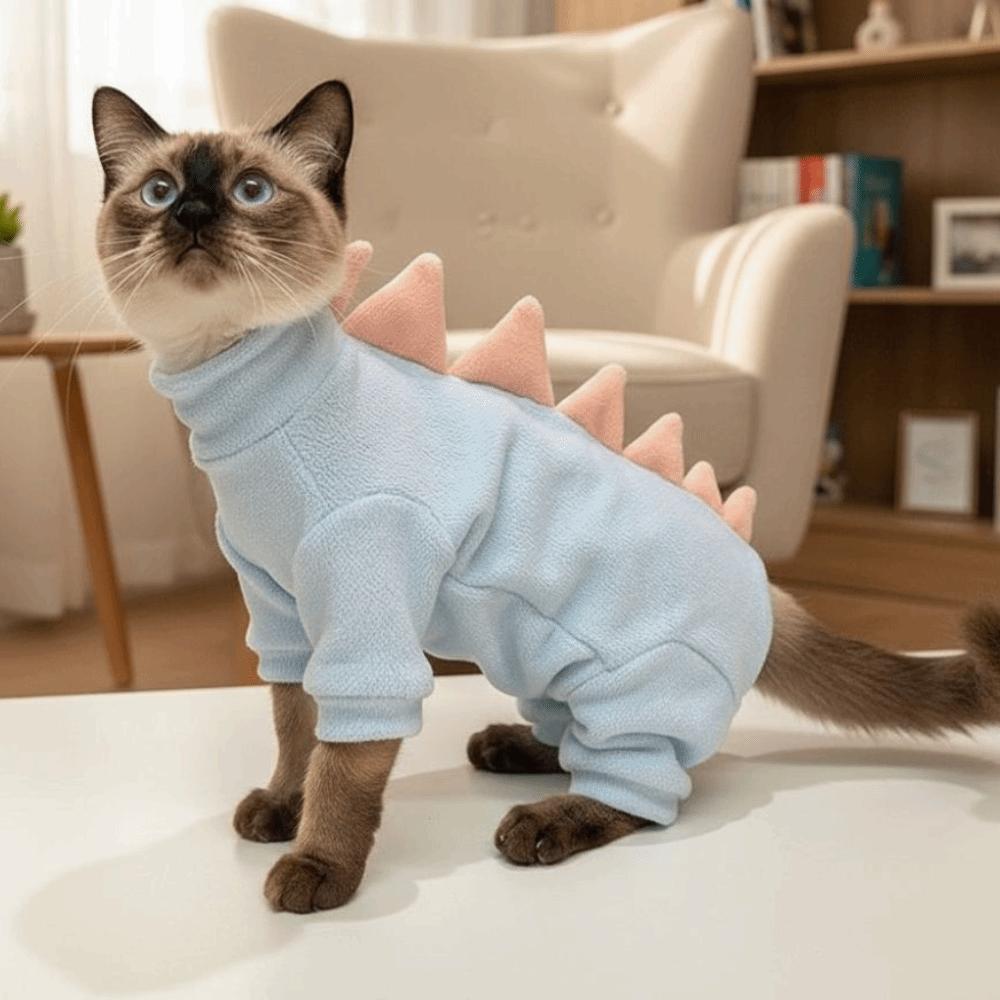 Warm Hairless Cat Thermal Clothing Plush Cat Vest New Cat Clothes Pets Clothing