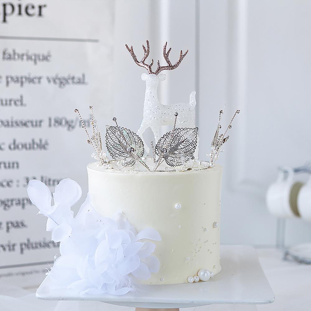 Хрустальные рождественские украшения в виде оленей KTY