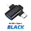 2 в 1 OTG адаптер Fonken Micro USB Type-C штекер на USB 3.0 гнездо Адаптер Card Reader Многофункциональный конвертер Адаптер для мобильного телефона