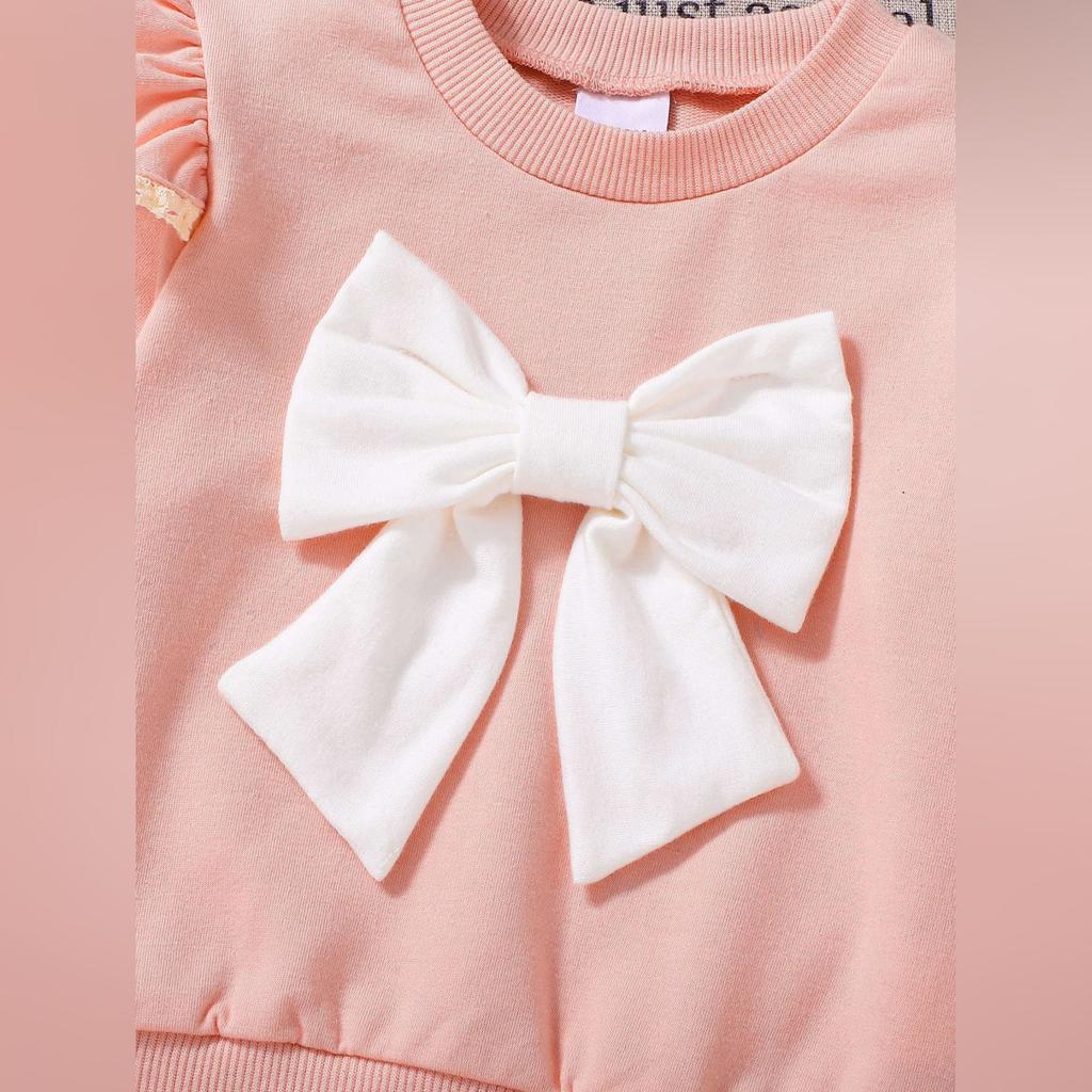 Комплект детского топа с длинным рукавом - Повседневный, стильный и универсальный детский наряд