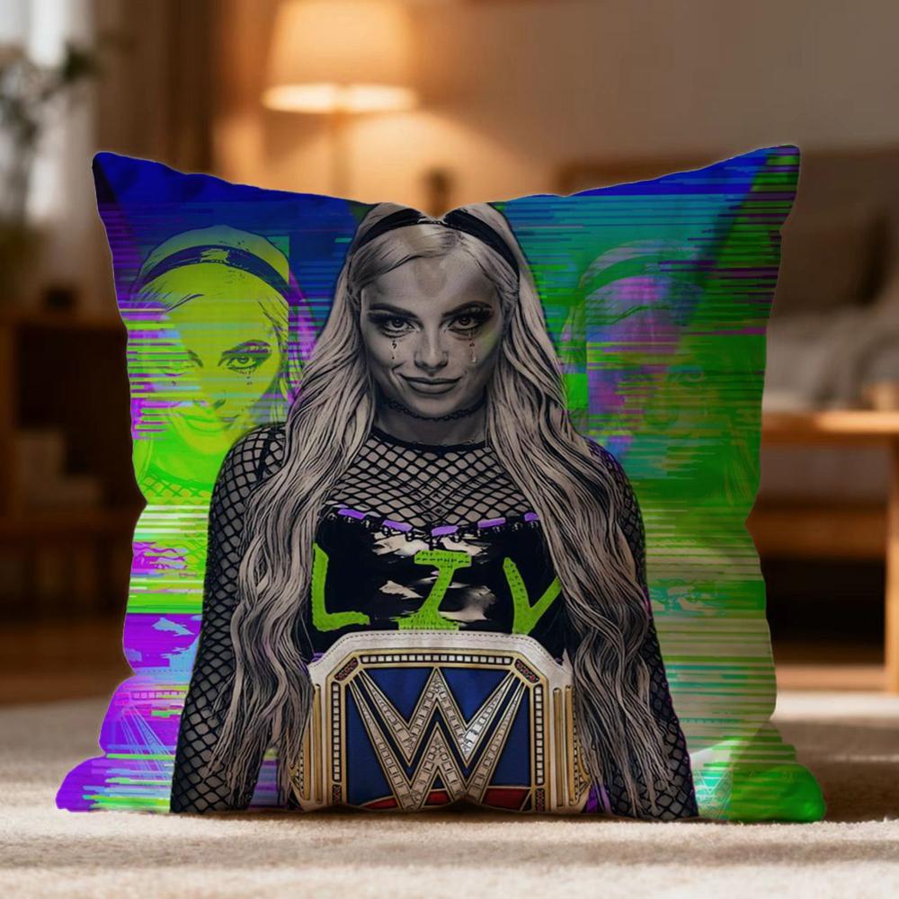 Горячая наволочка с изображением Liv Morgan, мягкая, стирающаяся, для дивана, кровати, путешествий, офиса
