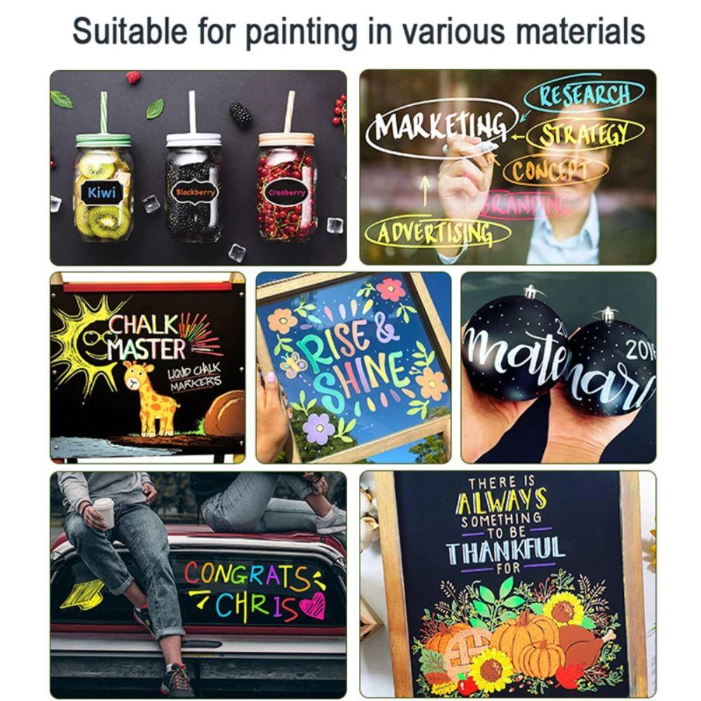 Стираемый светодиодный светящийся маркер для доски, белый маркер для доски, хайлайтер для доски для рисования, световая доска