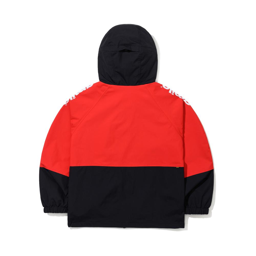 Qmile 251 Color Block Track Jacket Red