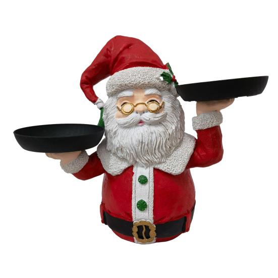 Рождественский поднос Санта-Клауса, мультяшная подставка для торта в виде снеговика, держатель для конфет, закусок и угощений с 3 ярусами, декоративный поднос для рождественской праздничной вечеринки