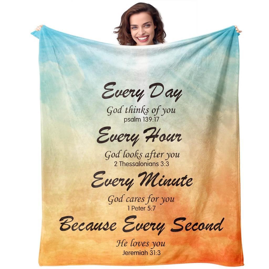 English letters digitalprinted polyester Bedroom velvet flannel cover blanket Fleece soft sofa cover blankets for beds