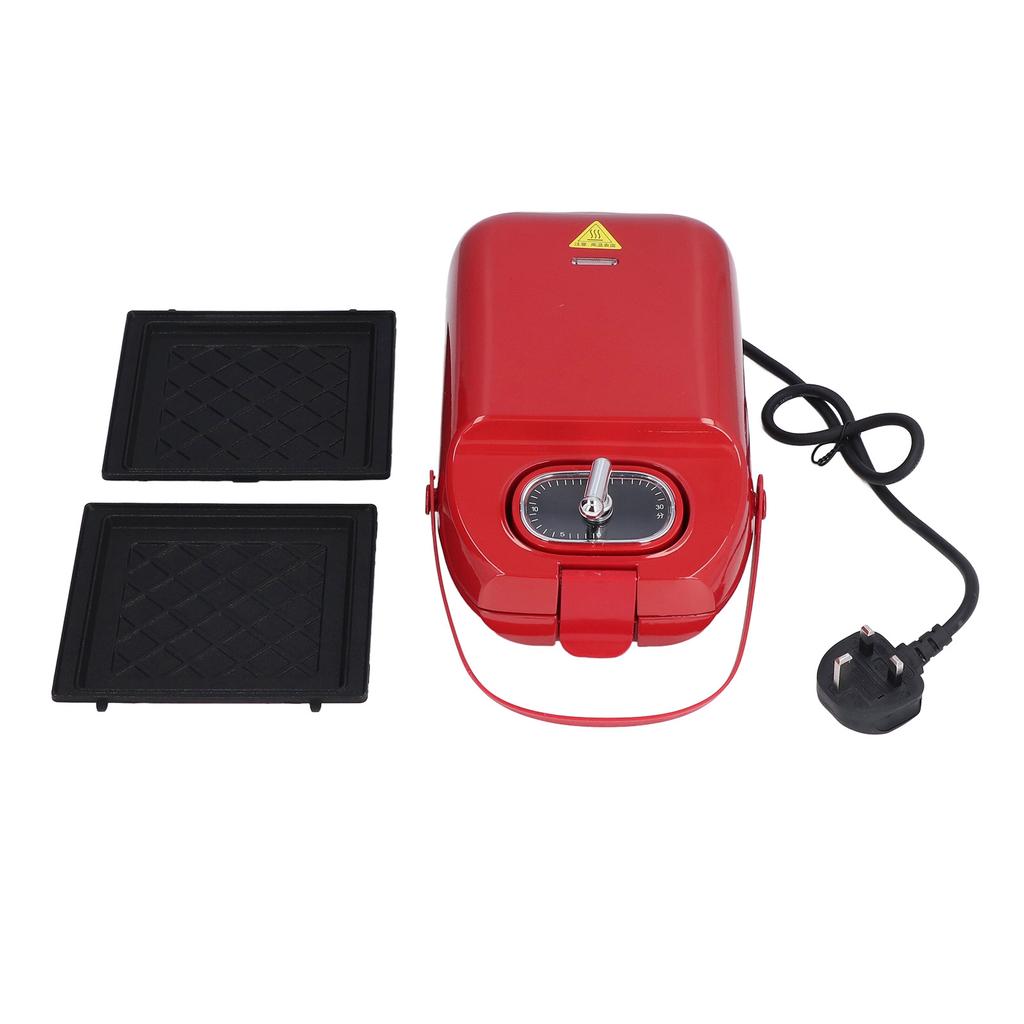 Breakfast Machine Timing Design Easy Cleaning Multifunctional Sandwiches Waffle Maker 50Hz 650W