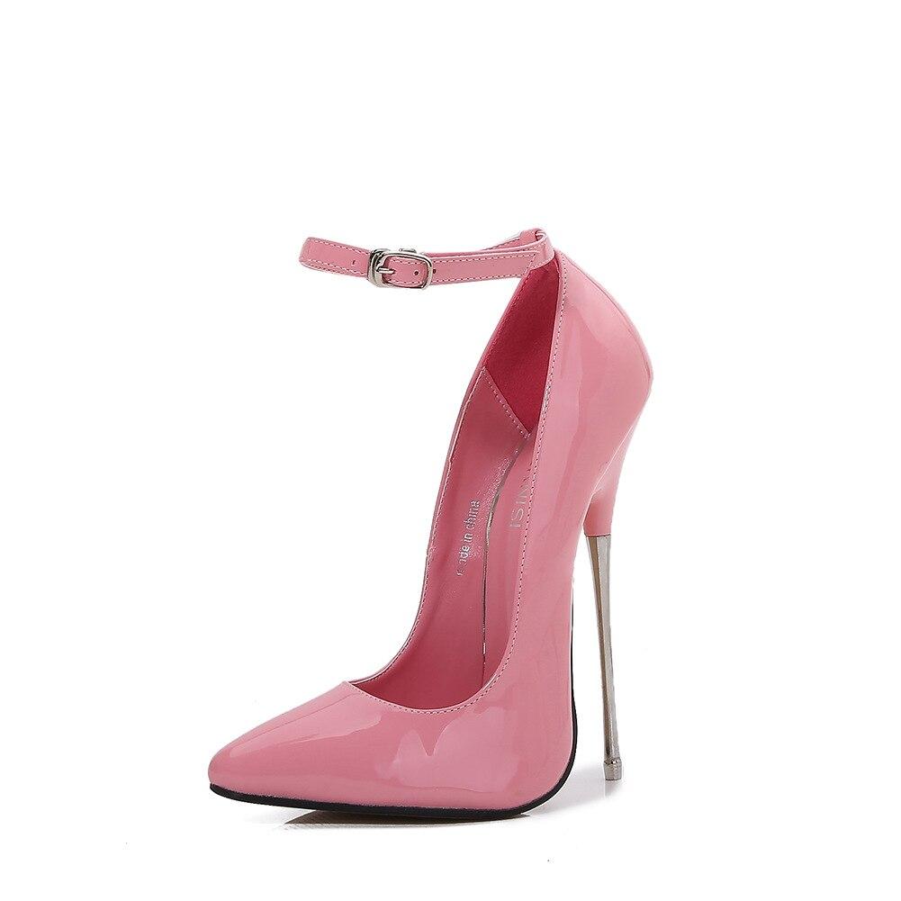 Женская обувь больших размеров для танцев на шесте, пикантная обувь для выступлений, фут-фетиш, туфли на высоком каблуке-шпильке, каблук-шпилька 16 см, WZ