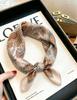 [111 mulberry silk] Small square scarf silk scarf spring and autumn summer with shirt neck protection decoration scarf yarn thin