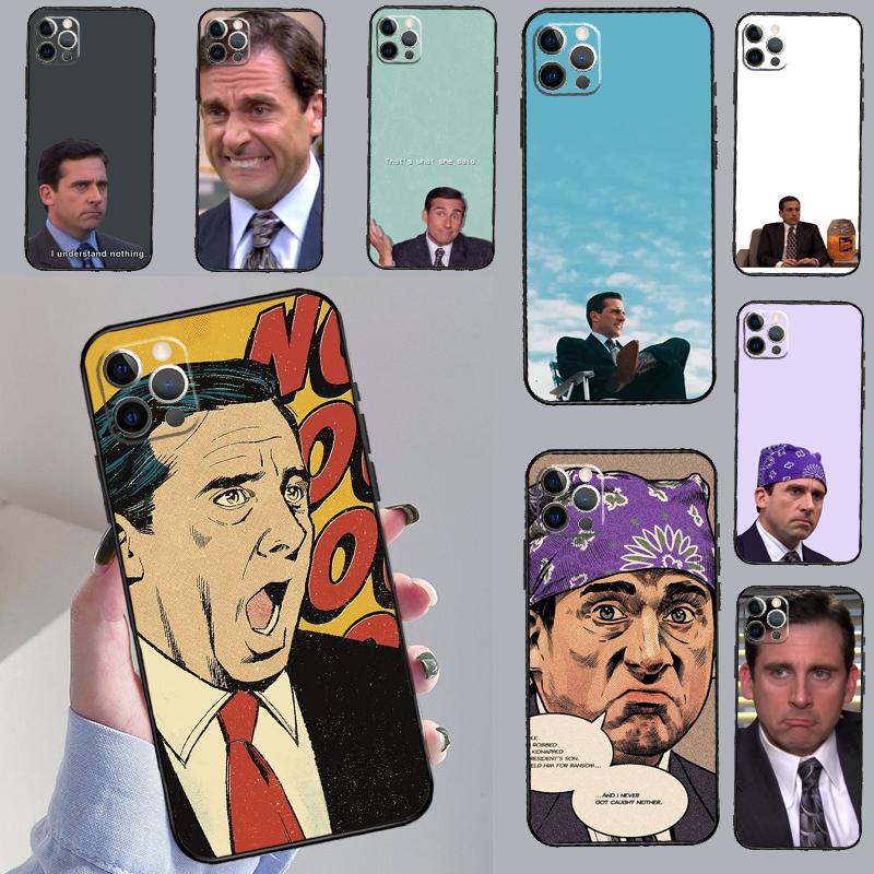 The Office Michael Scott Phone Case For Samsung Galaxy S23 S20 S21 S22 S24 S25 Ultra S9 S10 Plus S25 FE Cover Shell