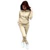 2 Piece Outfits for Women Long Sleeve Pullover Hoodie Sweatshirts Jogger Pants Set Fall Casual Tracksuit Lounge Set