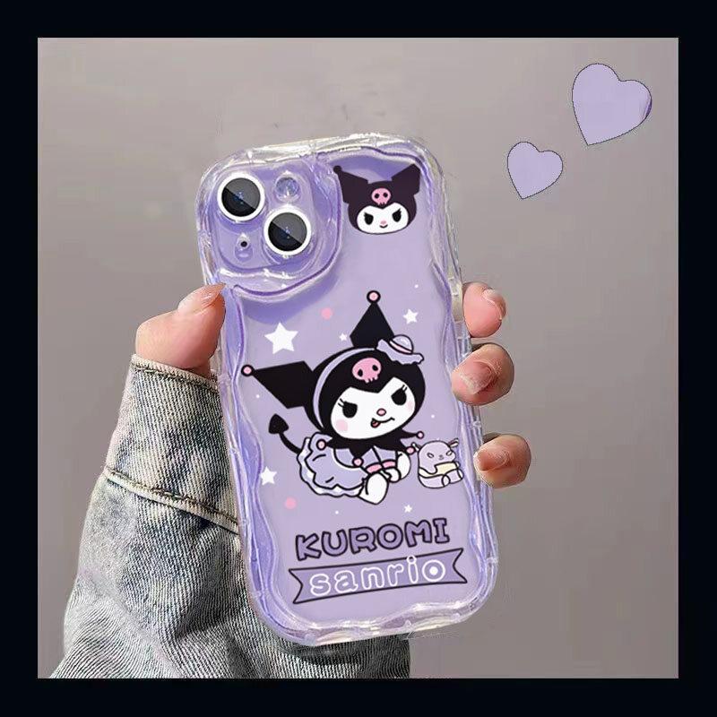 Case For OPPO Realme C85 PRO C83 16 15 Pro 14 5G 5 5i C67 C63 C65 C21Y C35 5G Cute Kuromi Melody Sanrio Clear Phone Casing