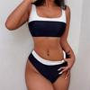 Сексуальный купальник бикини с высокой посадкой, с высоким вырезом для ног, женский купальник, женский купальник, комплект бикини из двух частей, купальный костюм для купания V5879