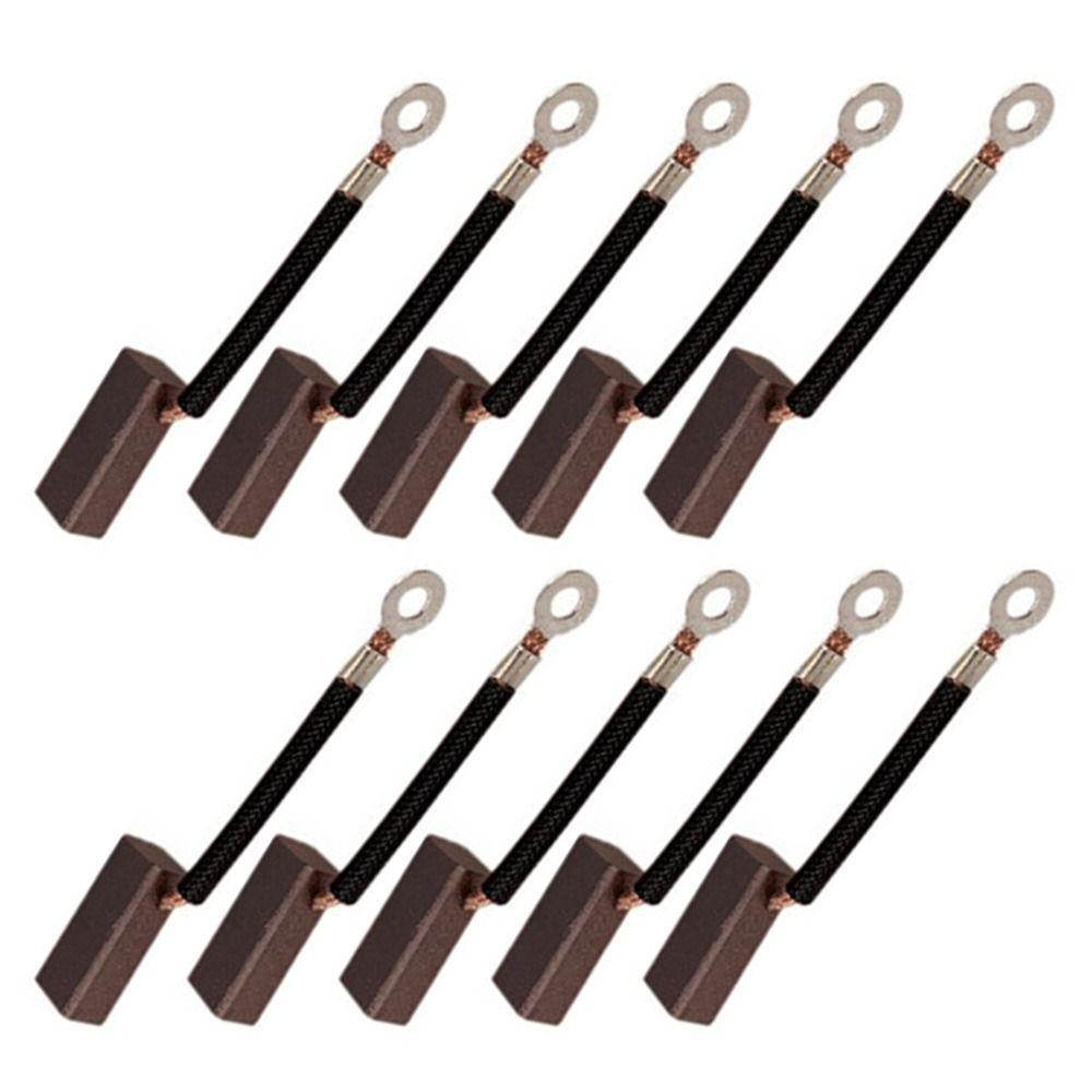 10pcs Hand Tools J460 6×8×18mm Brush Replacement Electric Motor Leads Generator Carbon Brushes Wire