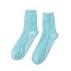 1 Pair Polyester Woman Sock Washable Reusable Casual Breathable Thermal Winter Autumn Replacement Household Floor Socks
