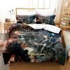 Новый комплект постельного белья Sci Fi Battle Single Twin Full Queen King Size Bed Set Adult Kid Bedroom Duvetcover Sets Anime Parure de lit Bed