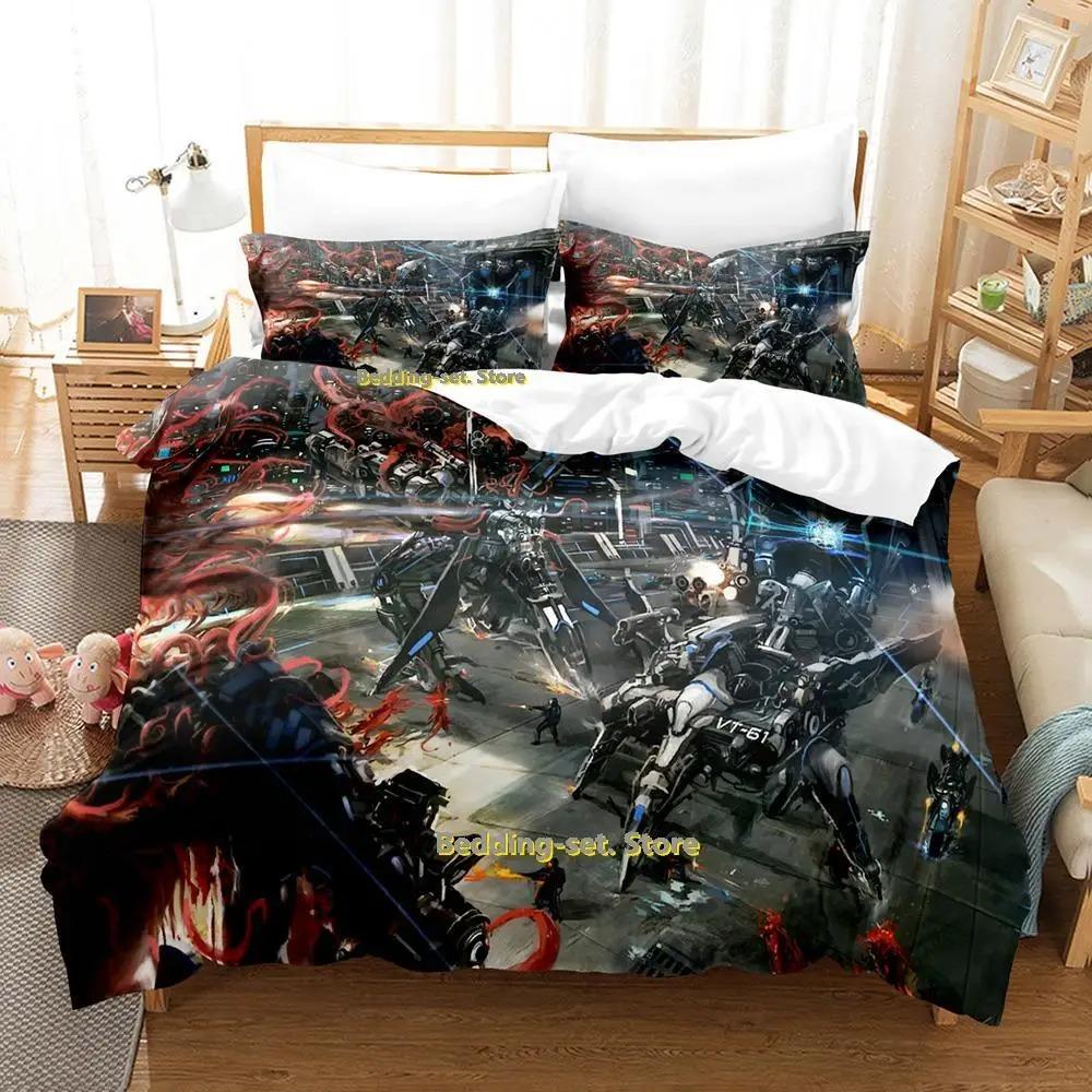 Новый комплект постельного белья Sci Fi Battle Single Twin Full Queen King Size Bed Set Adult Kid Bedroom Duvetcover Sets Anime Parure de lit Bed