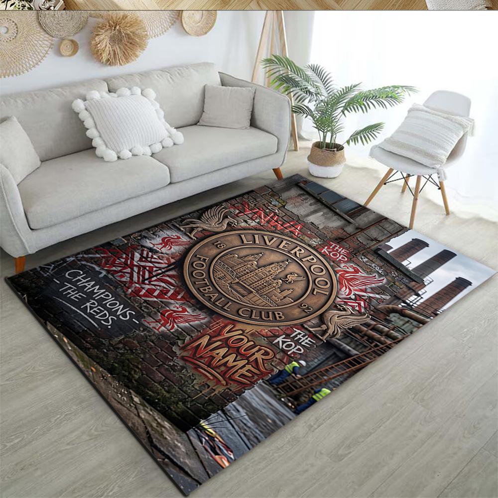 Liverpool Fc Personalized Name Carpet Suitable For Decorate Room Outdoor Dormitory Balcony Antislip Rug Decorate Offices Perfect Gift For Womenmen