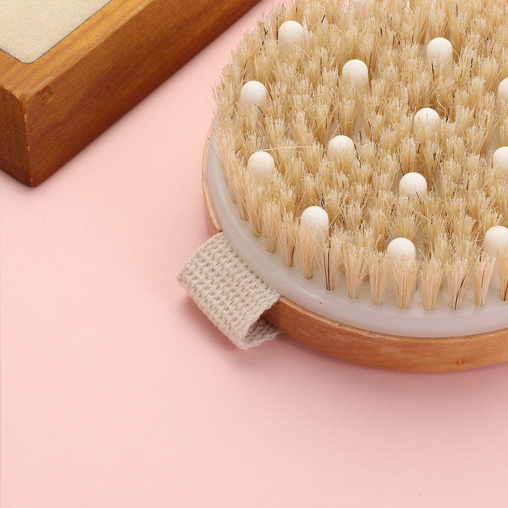 Спа Ручной Массажер для всего тела, Расслабляющий Массажер для ванны, Отшелушивающий Сухой Массажер, Натуральная Щетка, Влажный и сухой массаж