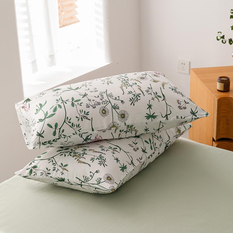 2 шт. наволочка из 100% хлопка наволочка с принтом для домашней кровати 48x74 см наволочка мягкая подушка Sham capa de almofada