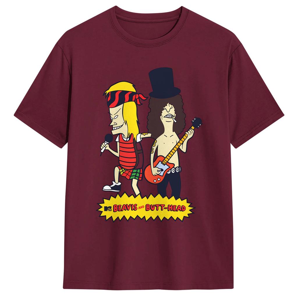 Beavis and ButtHead T Shirt Summer Cotton T Shirts For Adult Harajuku Casual Tee Shirt Short Sleeve Street Style Top Tees