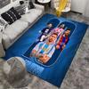 Soccer Star Print carpet Designed floor mat, suitable as a non-slip mat for the living room or bedroom sofa