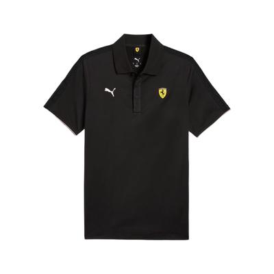 Гоночная футболка-поло с коротким рукавом Race Cloudspan Ferrari Team Series, влагоотводящая, быстросохнущая, модная, мягкая, мужская, черная 630185-01