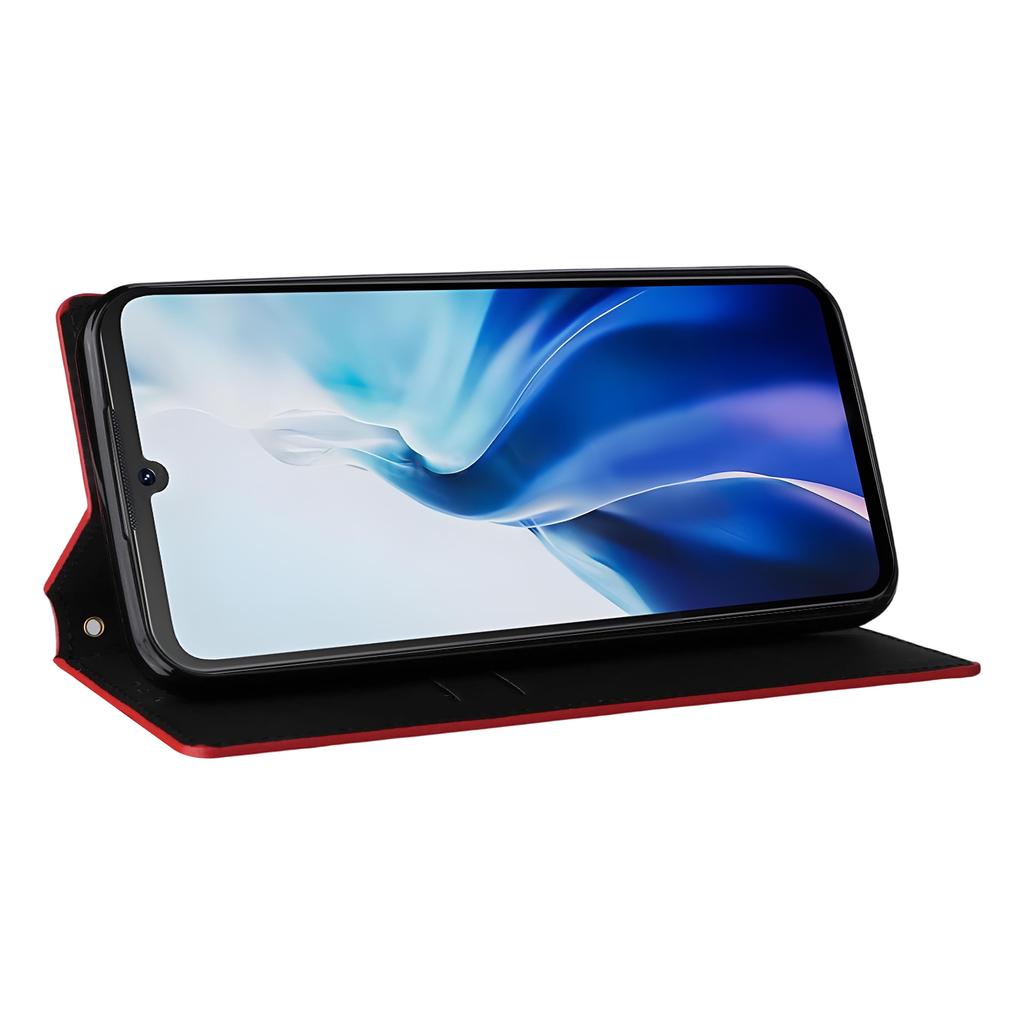 For Cubot A30 Case Wallet Rhombus Imprinted Leather Phone Cover