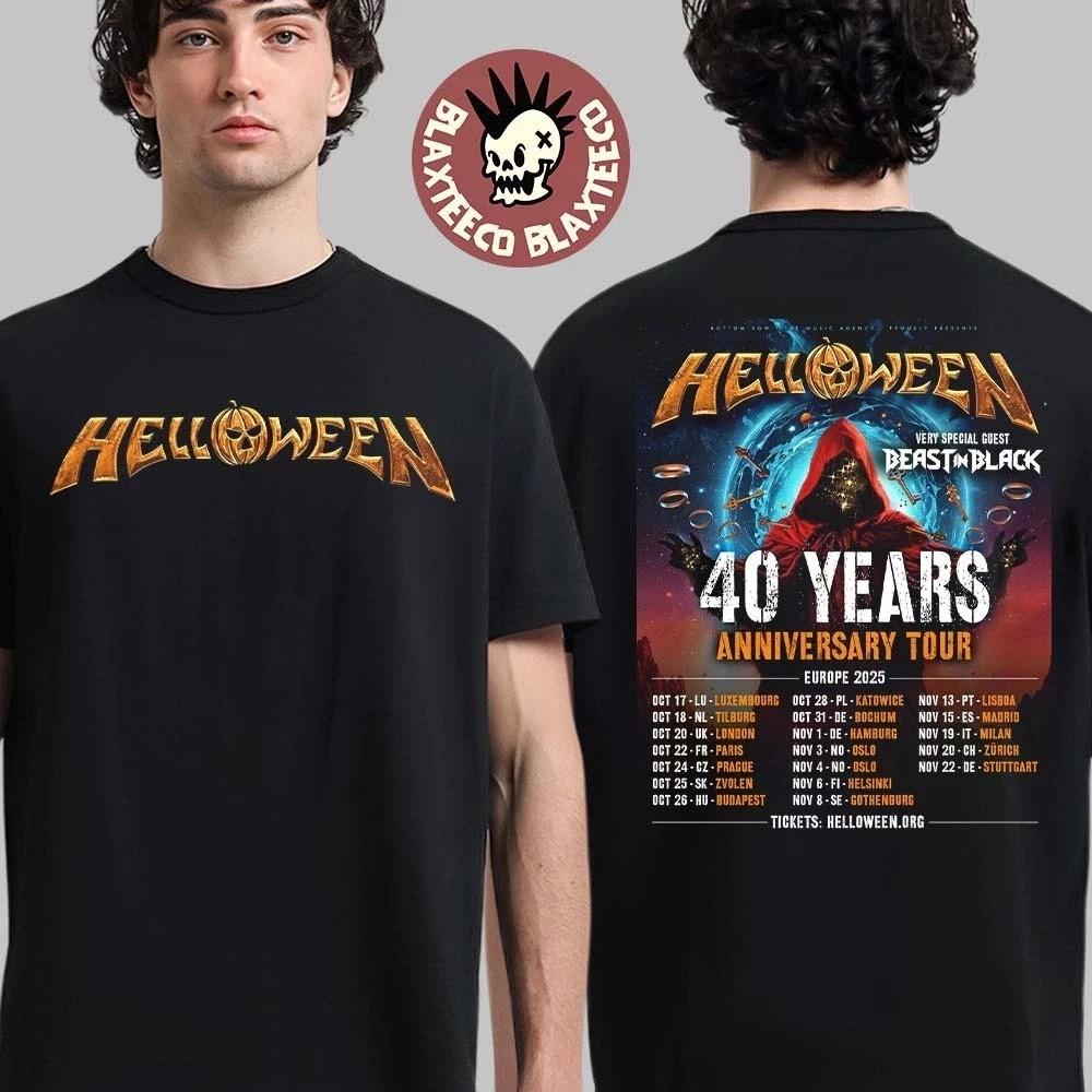Helloween 40-летие Тур по Европе 2025 Даты Футболка Унисекс Футболка