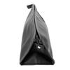 Hair Dryer Storage Bag PU Leather Waterproof Dustproof Carry Bag with Hanging HookBlack