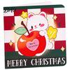 Merry Christmas Cards 10Pcs Greeting Set, Folding Cartoon Blank Santa Claus Note Cards, Festive Blessing for Holiday Gift