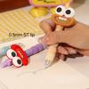 Cartoon Gel Pen Big Mouth Ballpoint Pens 0.5mm Comfort Grip Gel Pens Portable Practical Stationery Supplies for School Work