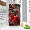 Рождественское украшение Горячая Кофе Чашка Узор Чехол для Телефона для Google Pixel 9A 8 A 7A 6 A 7 PRO 8 9 Pro XL 4G 5G Ударопрочный Мягкий Чехол