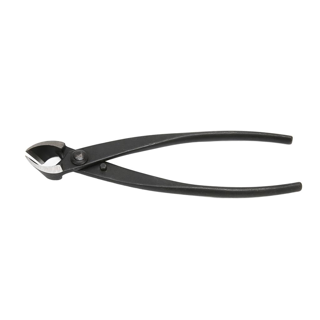 200 мм/7,9 дюйма вогнутые кусачки для веток высокопрочные марганцевые стальные диагональные плоскогубцы черные