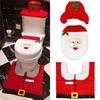 Cute Christmas Toilet Seat Covers Creative Santa Claus Bathroom Mat Xmas Supplies for Home New Year Navidad Gift Decoration