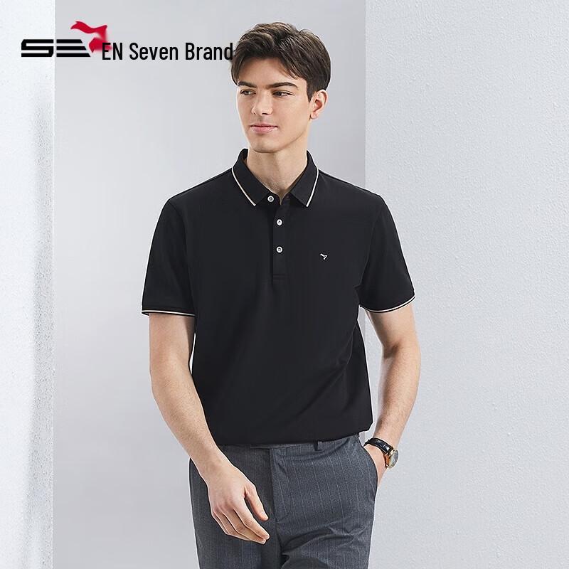 Septwolves Men's Anti-Bacterial Mulberry Silk Blend Polo