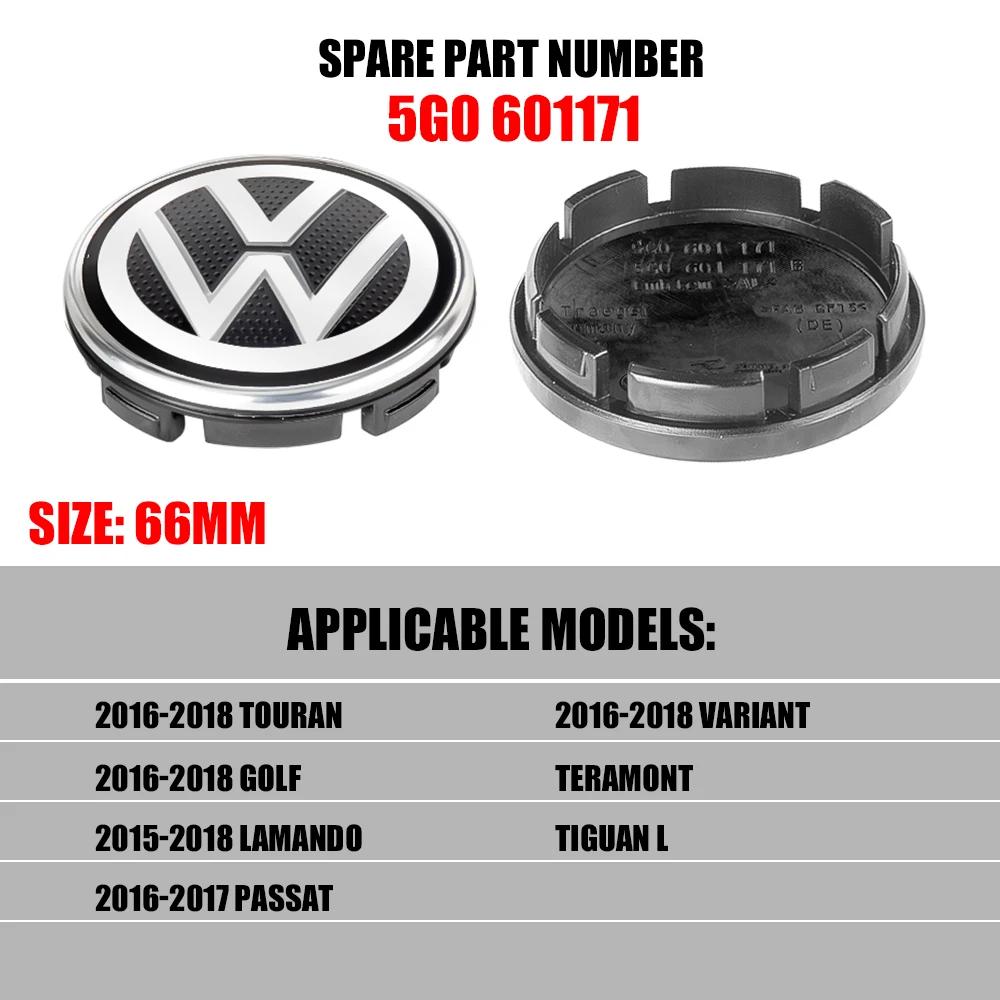 4Pcs Car Styling 56/65/66mm Wheel Center Hub Caps Cover for Volkswagen VW GTI Bora Cross Lavida Polo Golf Beetle Tiguan Scirocco zk1