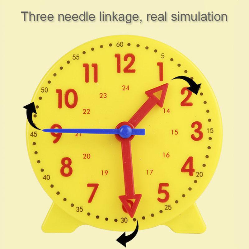Монтессори Деревянные Часы Пазл Игрушки Час Минута Секунда Обучение Дошкольное Когнитивное Учебное Пособие по Времени для Детей Раннее Образование